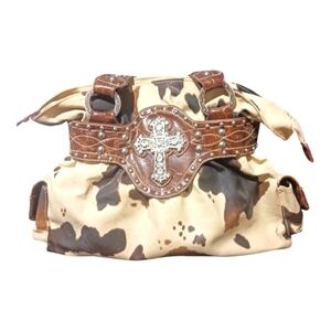 Country Road western Style Cross Embellished Handbag